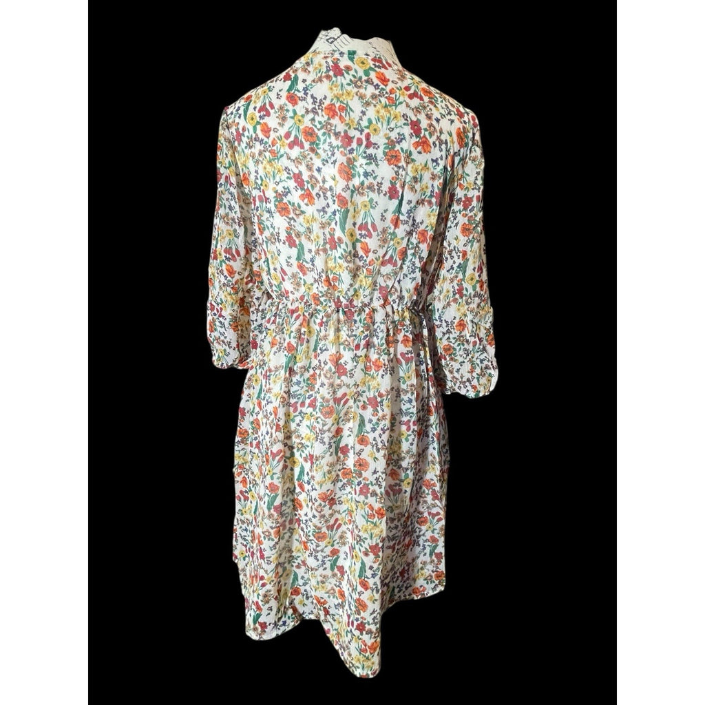 Hayden Floral Print Short Dress Size M NWT
