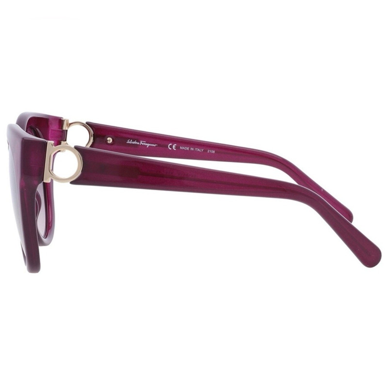 Salvatore Ferragamo Chic Purple Gradient Sunglasses NWT MSRP $275