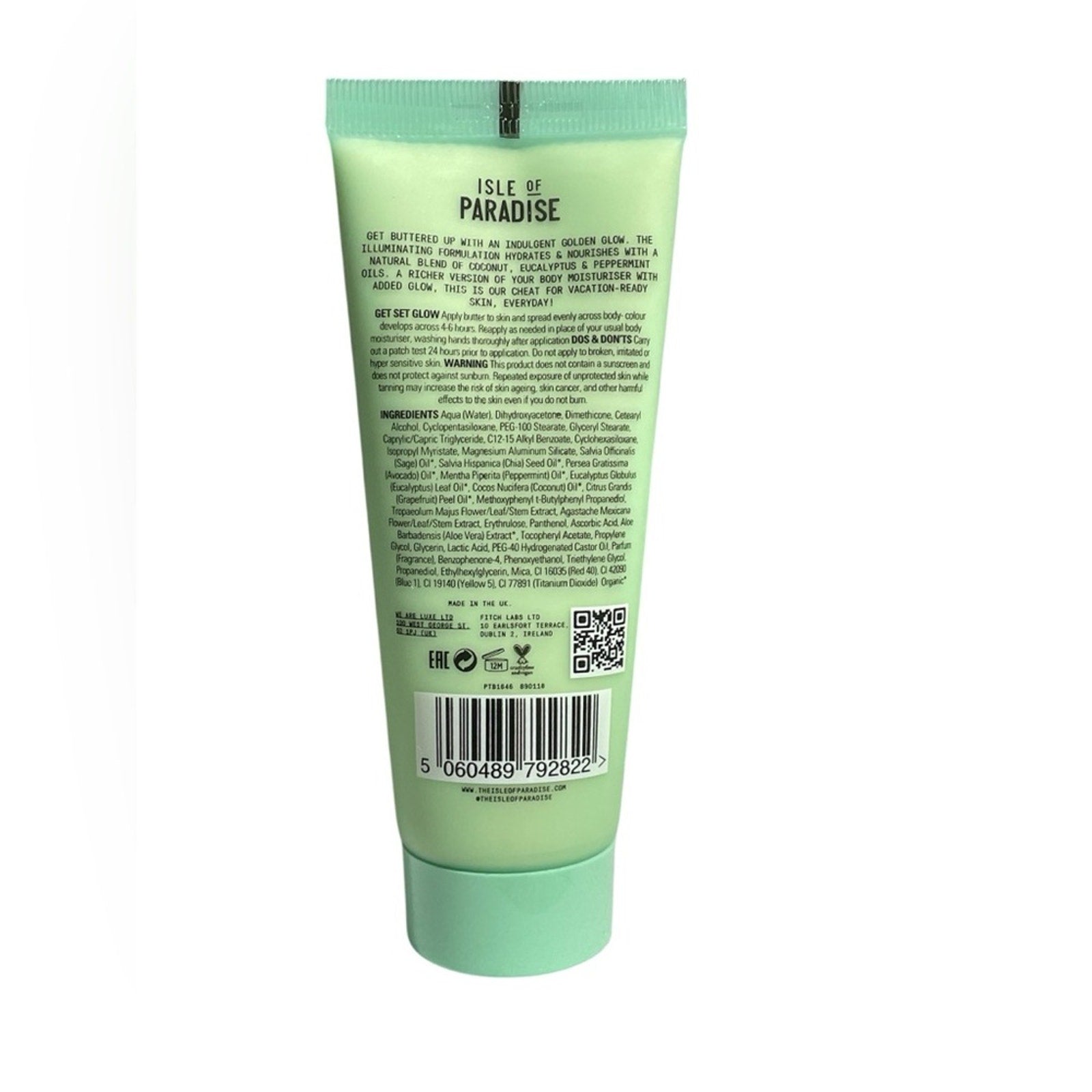Isle of Paradise Tanning Butter in Mint Green