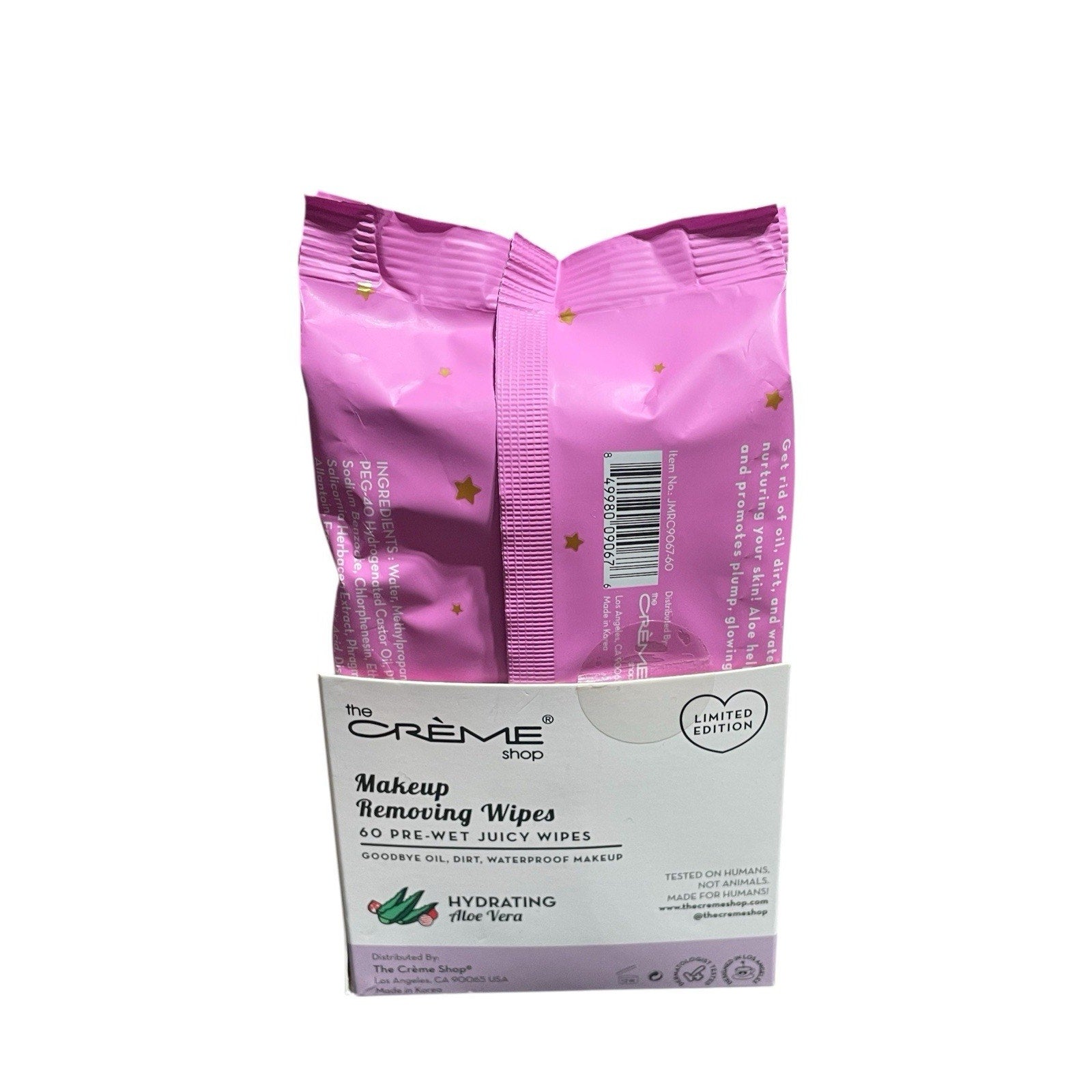 The Crème Shop Limited Edition Makeup Removing Wipes Meet