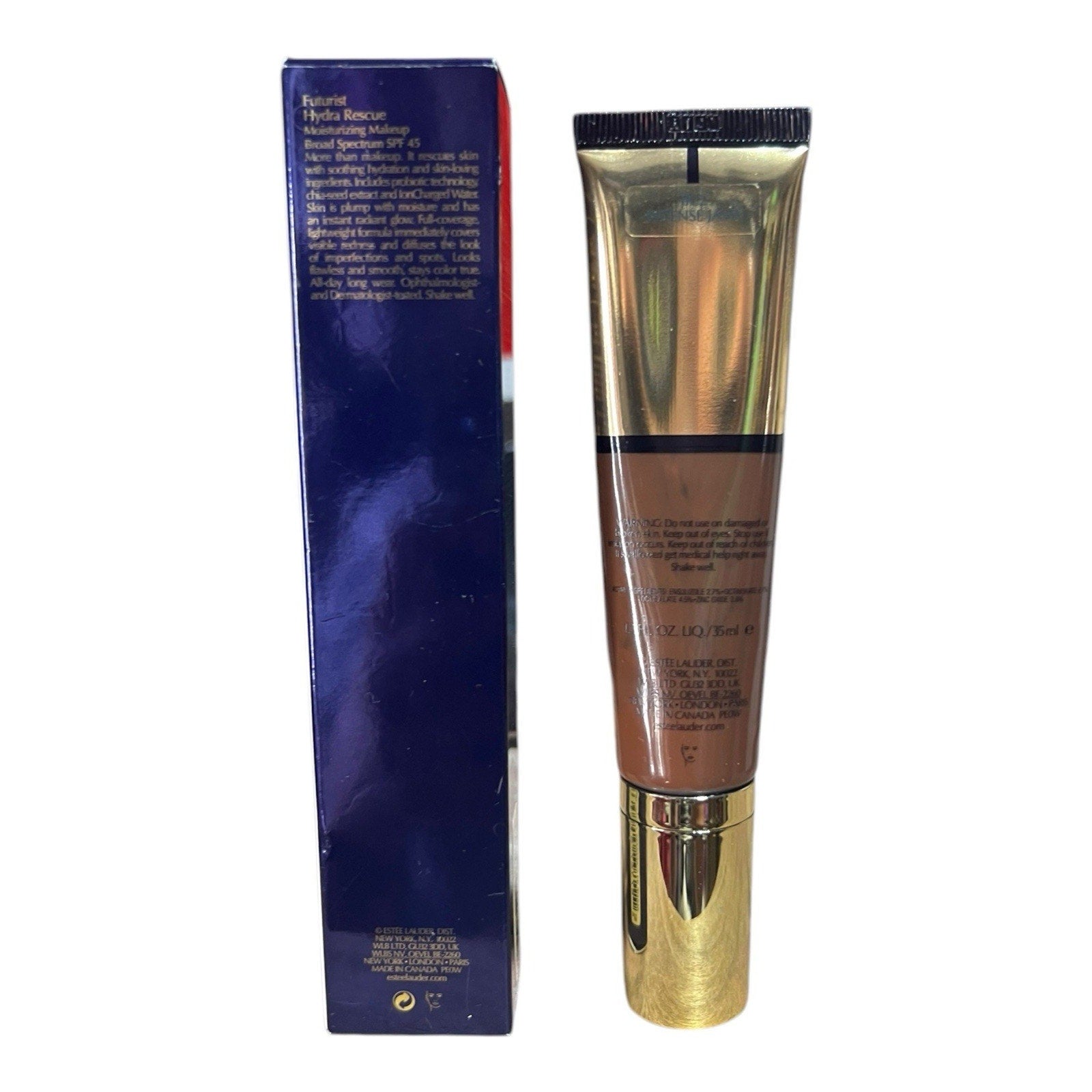 Estée Lauder Futurist Hydra Rescue Moisturizing Makeup foundation Intense Java