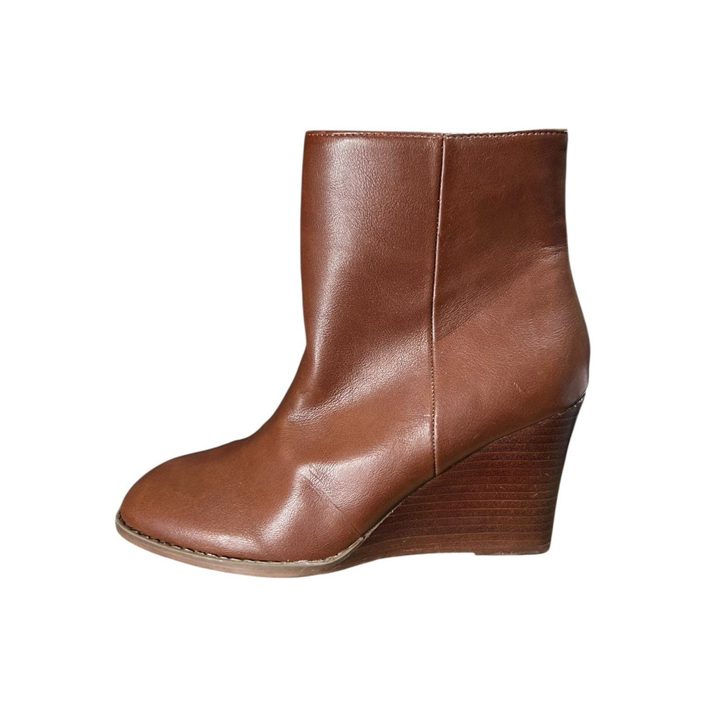 Dolce Vita Rupart Brown Vegan Ankle Bootie Women’s Shoe Size 6.5