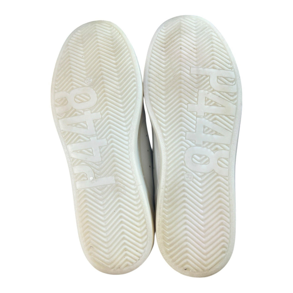 P448 John sneakers in white leather with silver accents EU 38