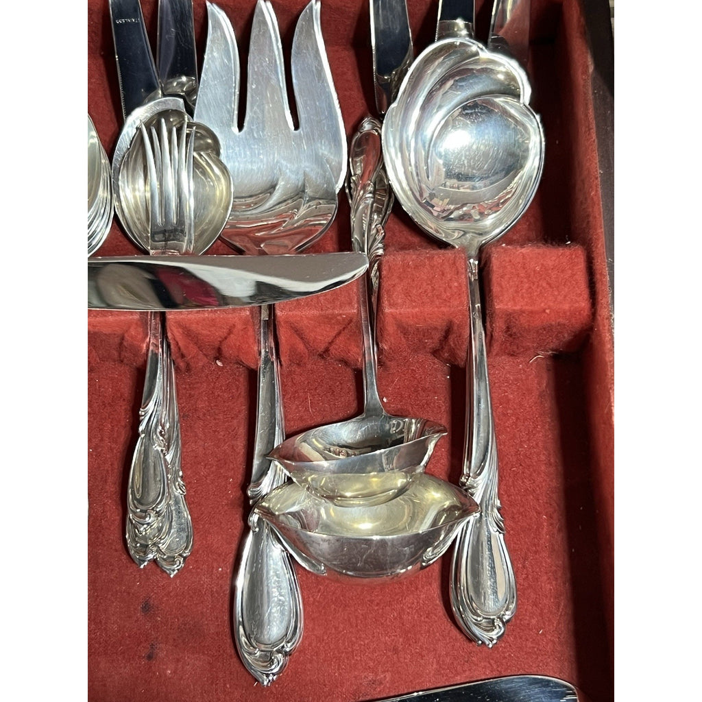 International Rhapsody Sterling Silver 94 Piece Silverware Set