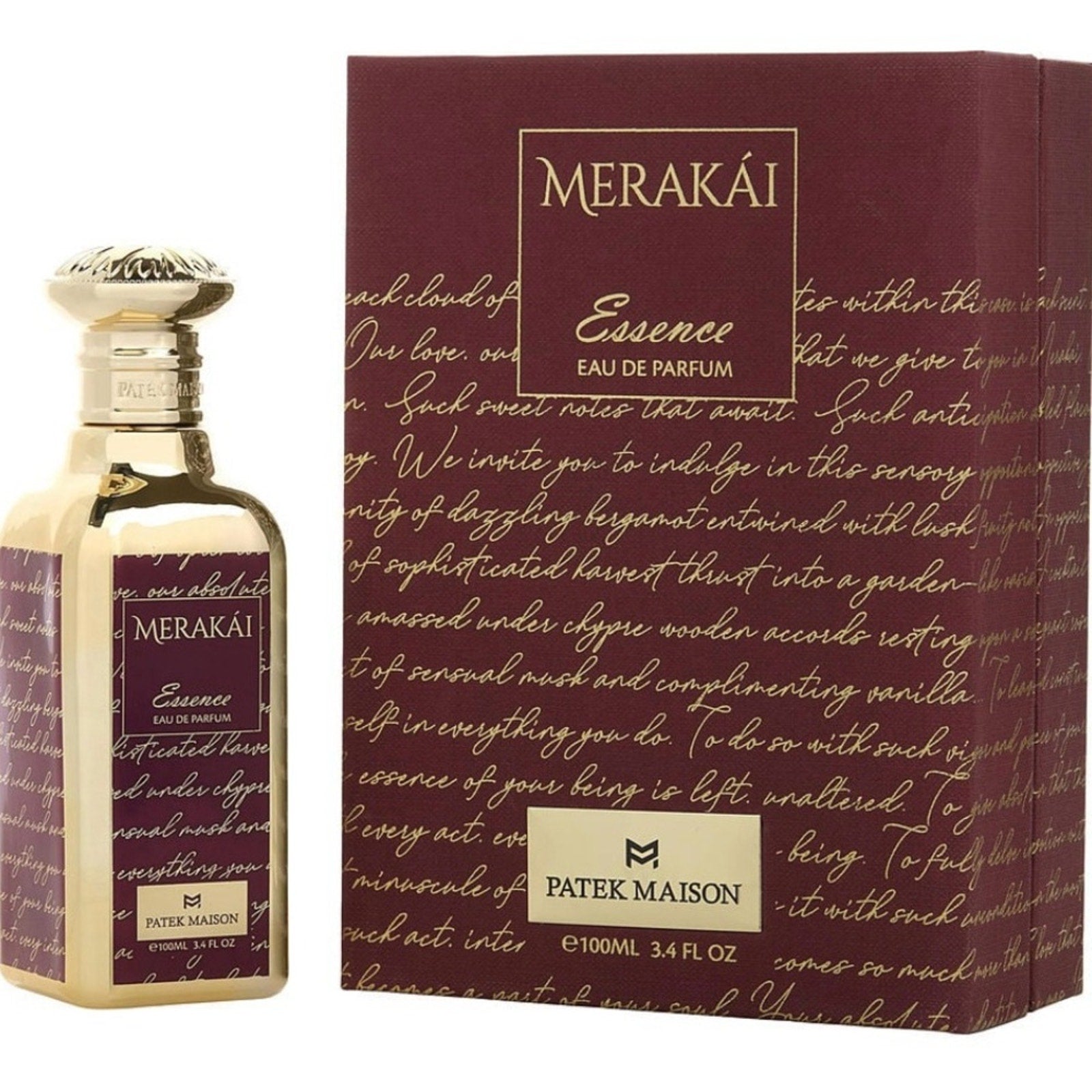 Patek Maison Merakai Essence 3.4 oz MSRP $250 Unisex New in Box