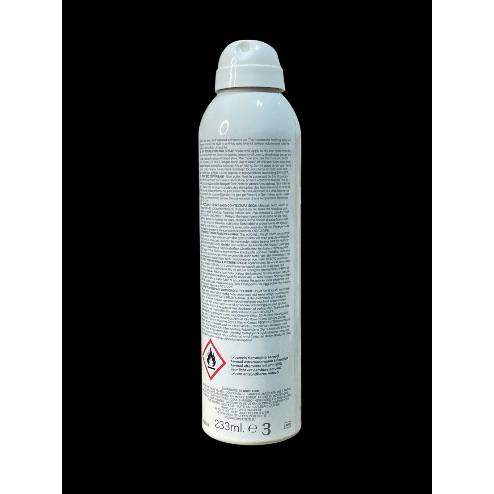 Unite Texturiza 7oz Dry Finishing Hairspray