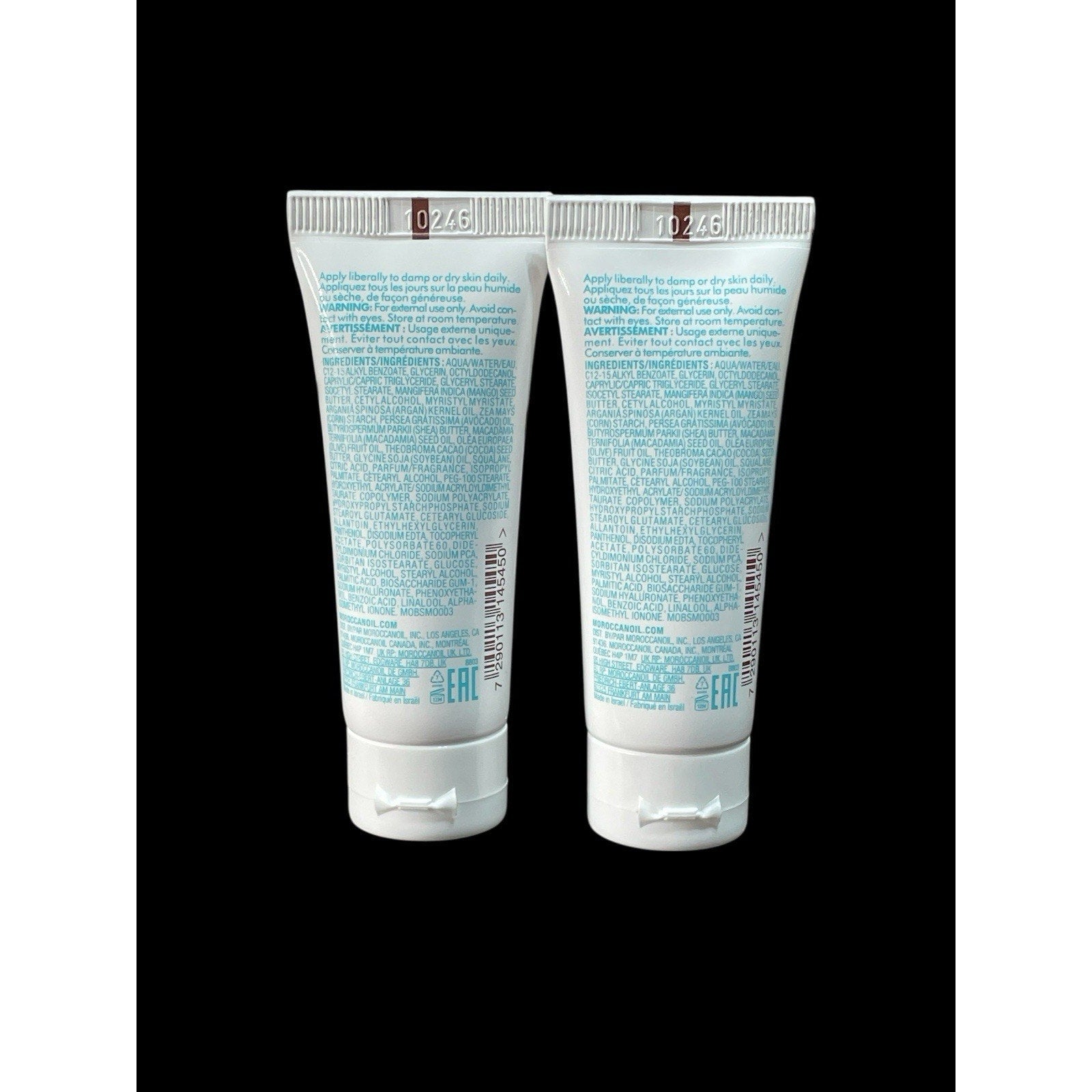Moroccan Oil Body Soufflé Rich Hydration Lotion .67 Oz Ea Set Of 2