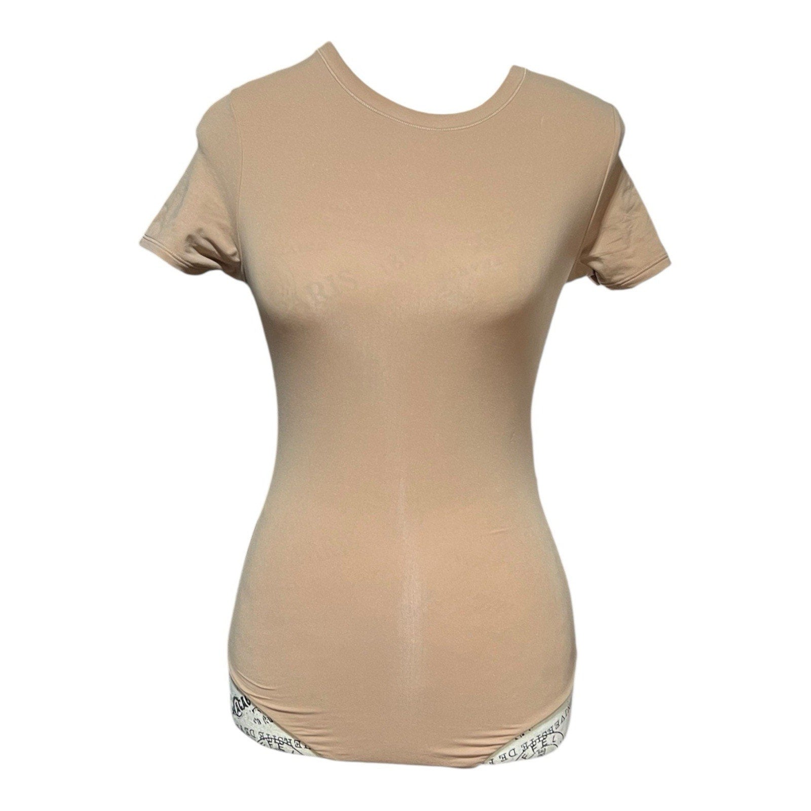 SKIMS Women's Fits Everybody T-Shirt Bodysuit - Sienna - Size XS