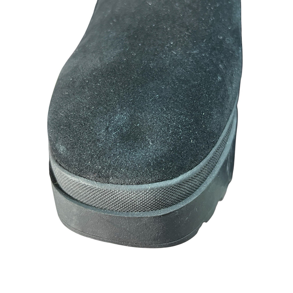 Calvin Klein Jeans Black Suede Ankle Booties Women’s Size 9M