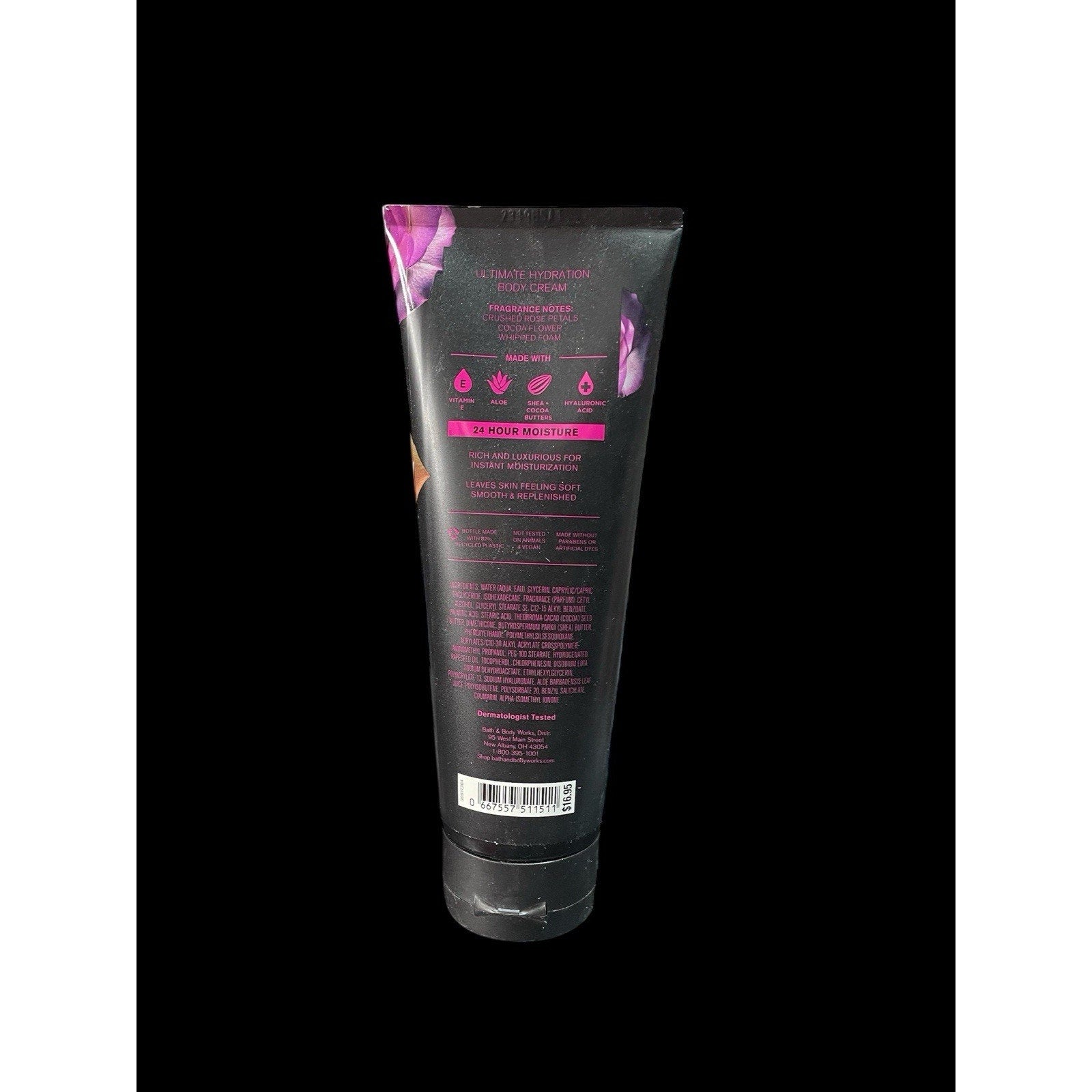 Bath & Body Works Wild Roses & Vanilla Ultimate Hydrating Body Cream 8 oz – New