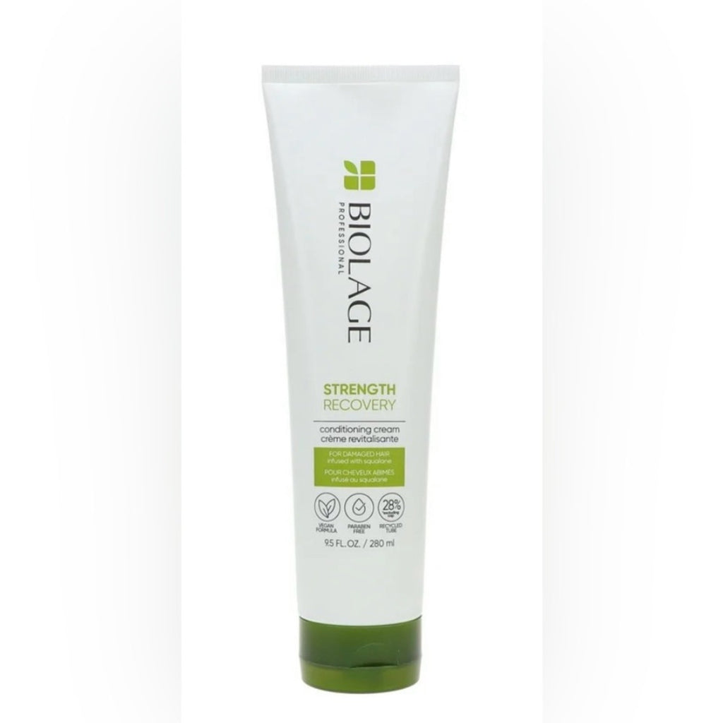 Biolage Strength Recovery Conditioning Cream 9.5 Oz New