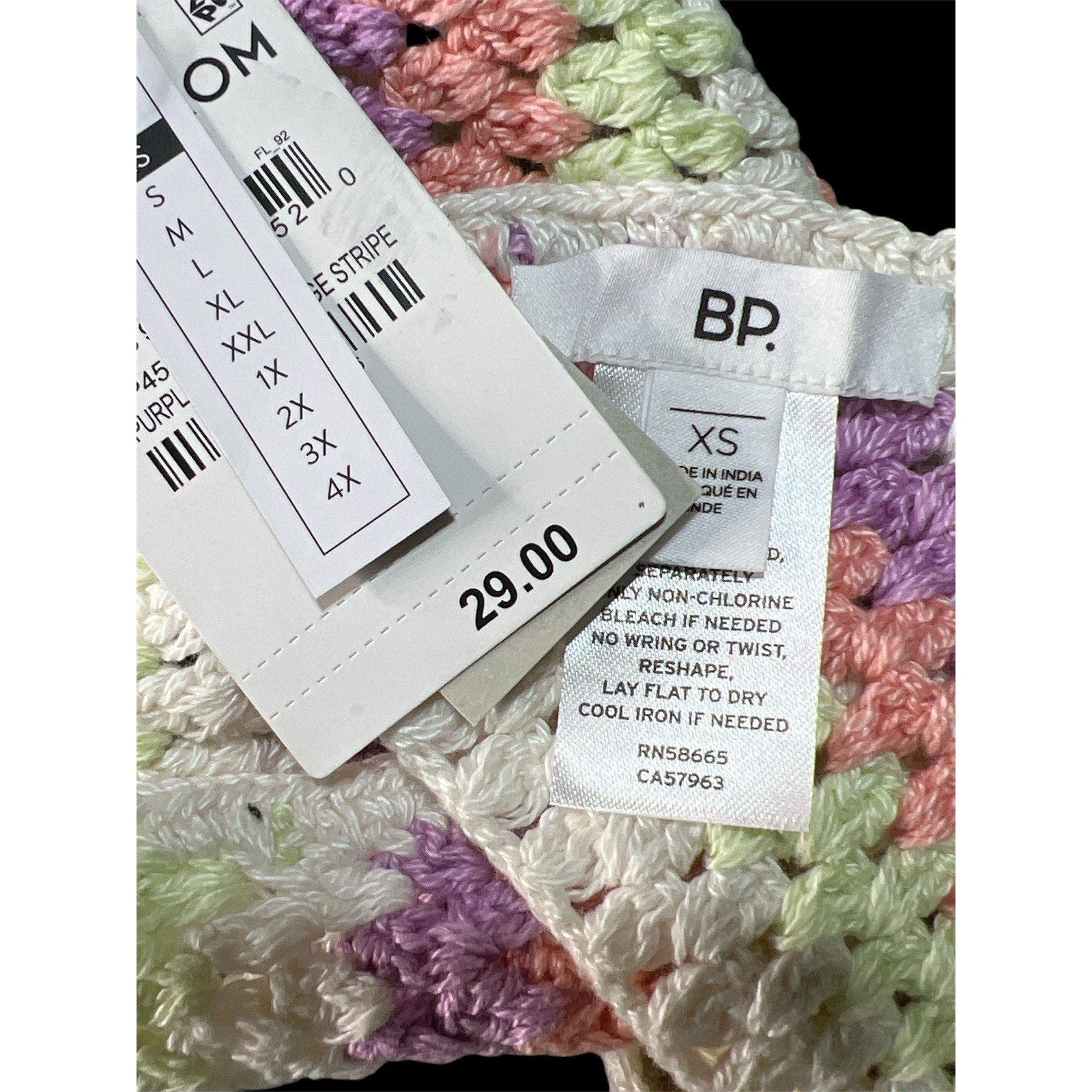 BP Cropped Knit Tie-Top – New with Tags, XS”
