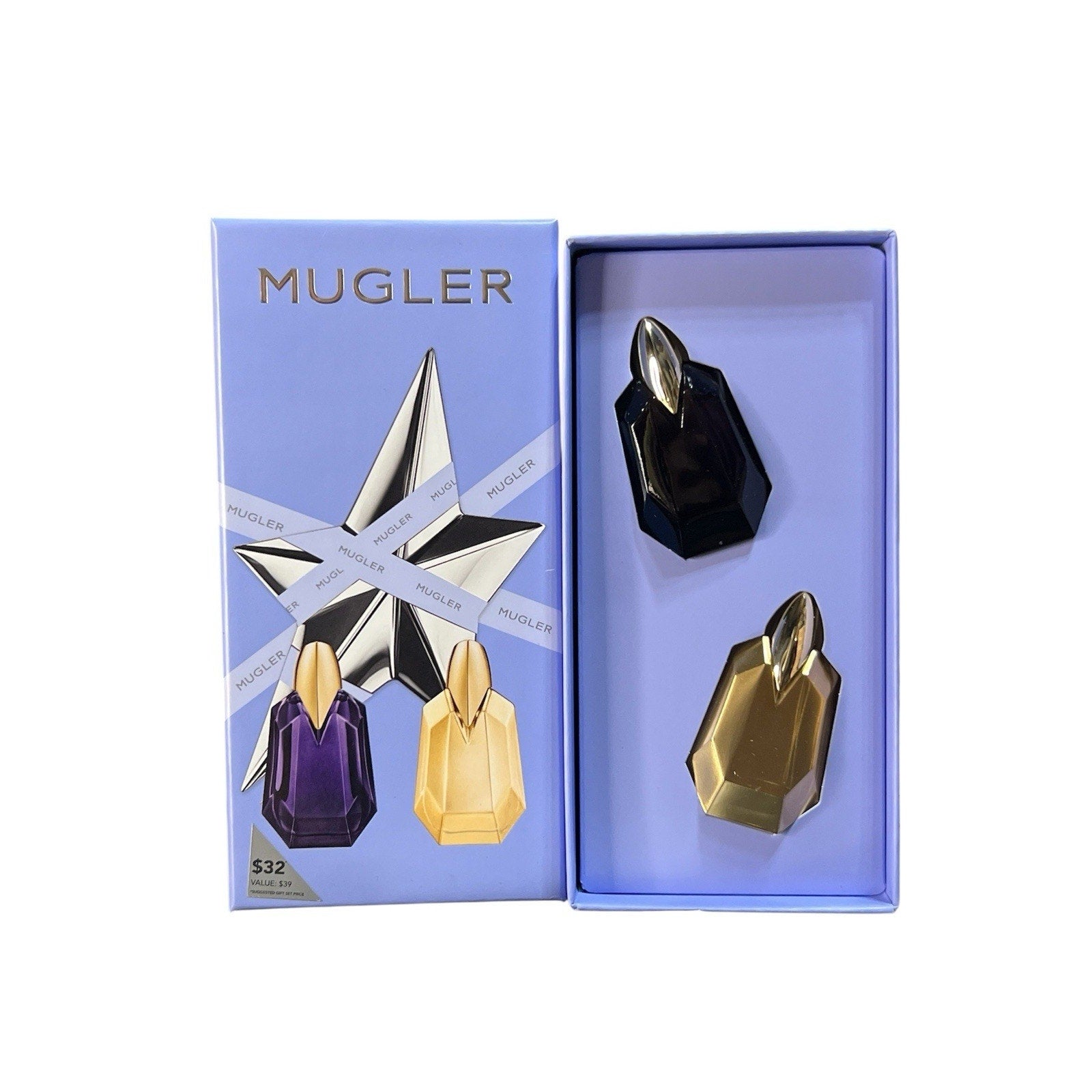 Mugler Alien And Alien Goddess Eau De Parfume Set 6ML Ea New