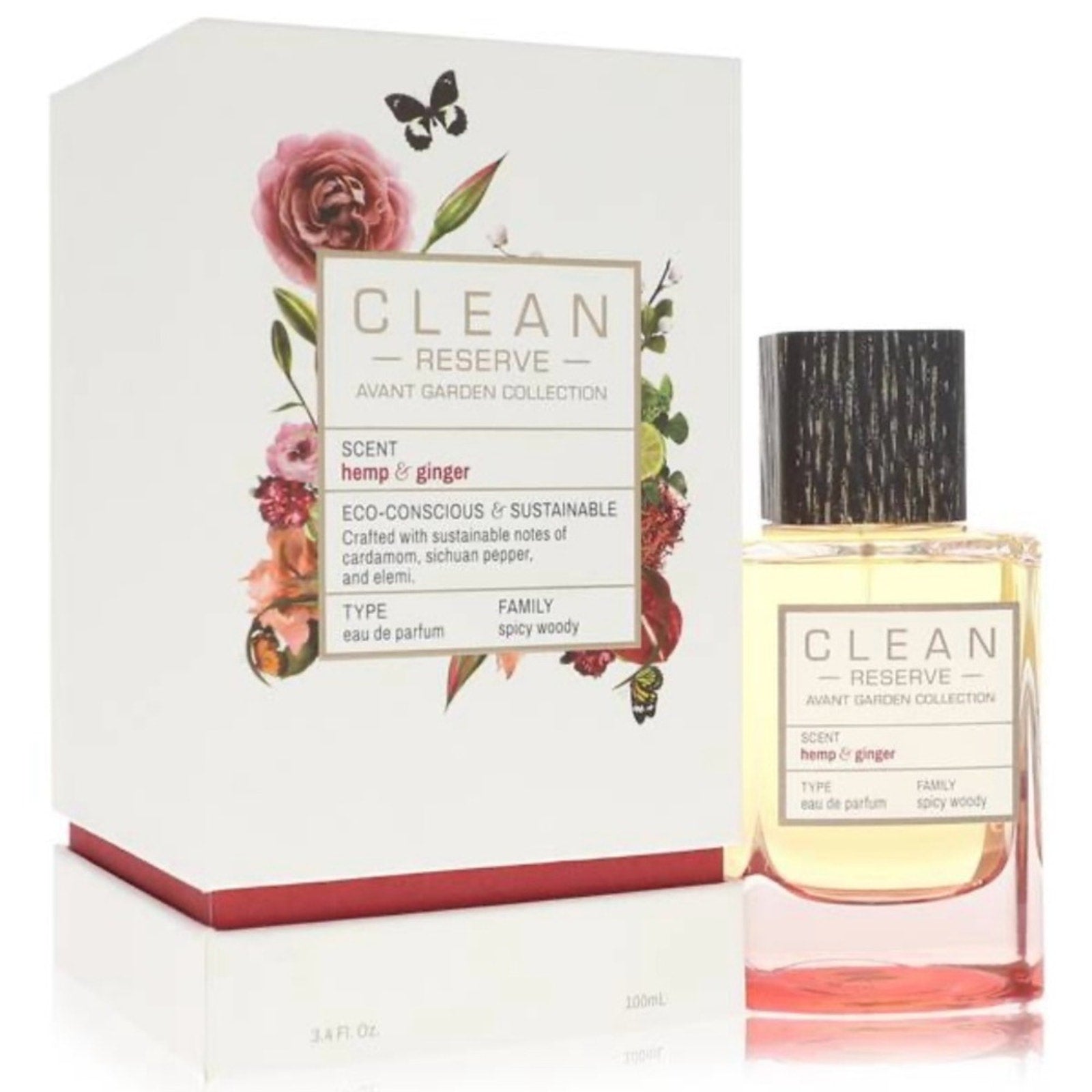 Clean Reserve Avant Garden Collection Hemp & Ginger 3.4 oz NIB