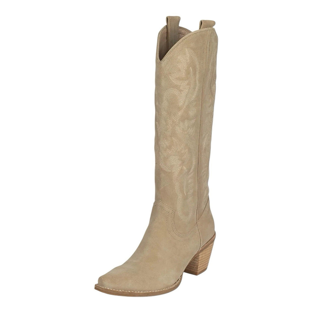 Jeffrey Campbell RANCHER-K boots in beige suede Women’s Shoe Size 8.5