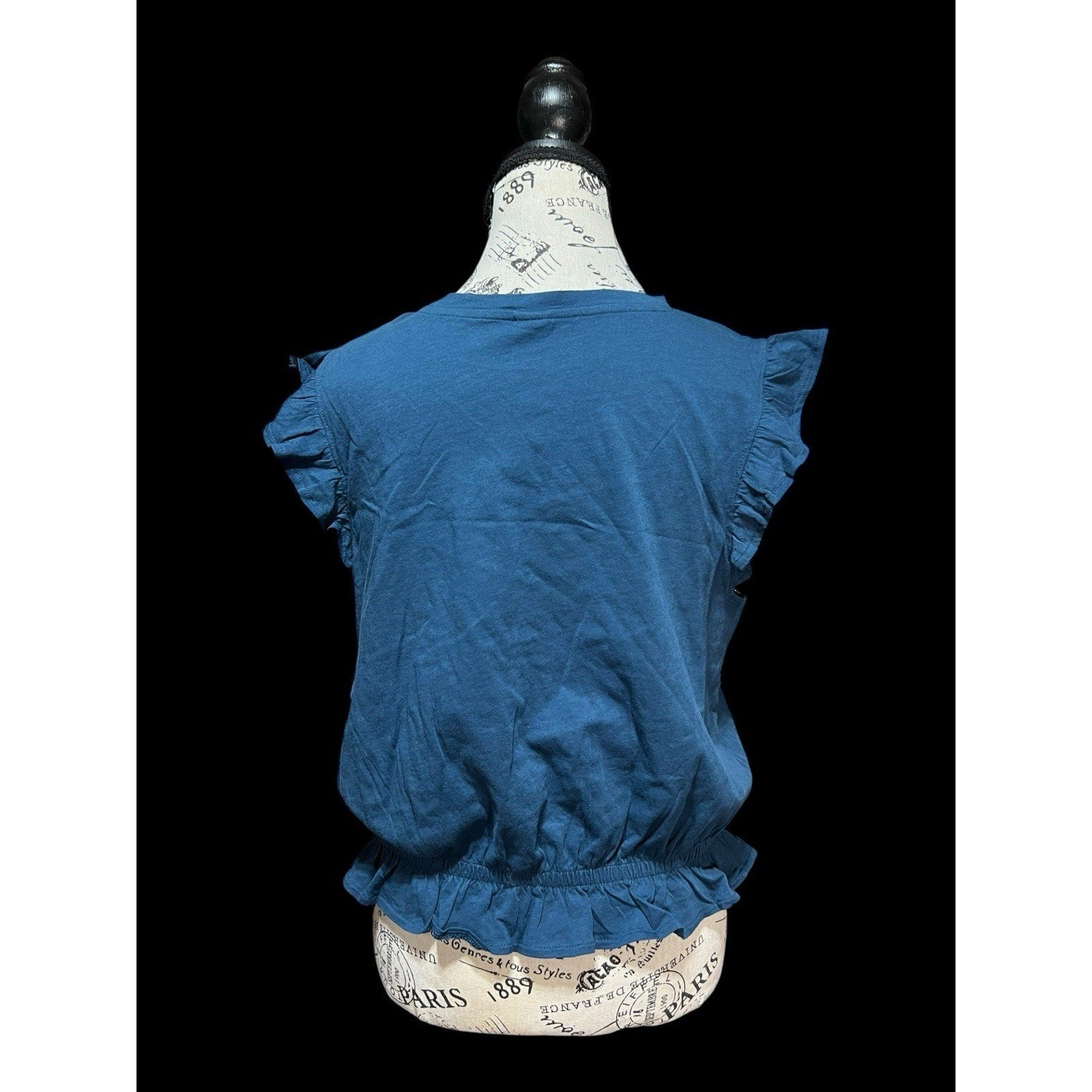 Melrose And Market Teal Blouse Women’s Shirt Size M NWT