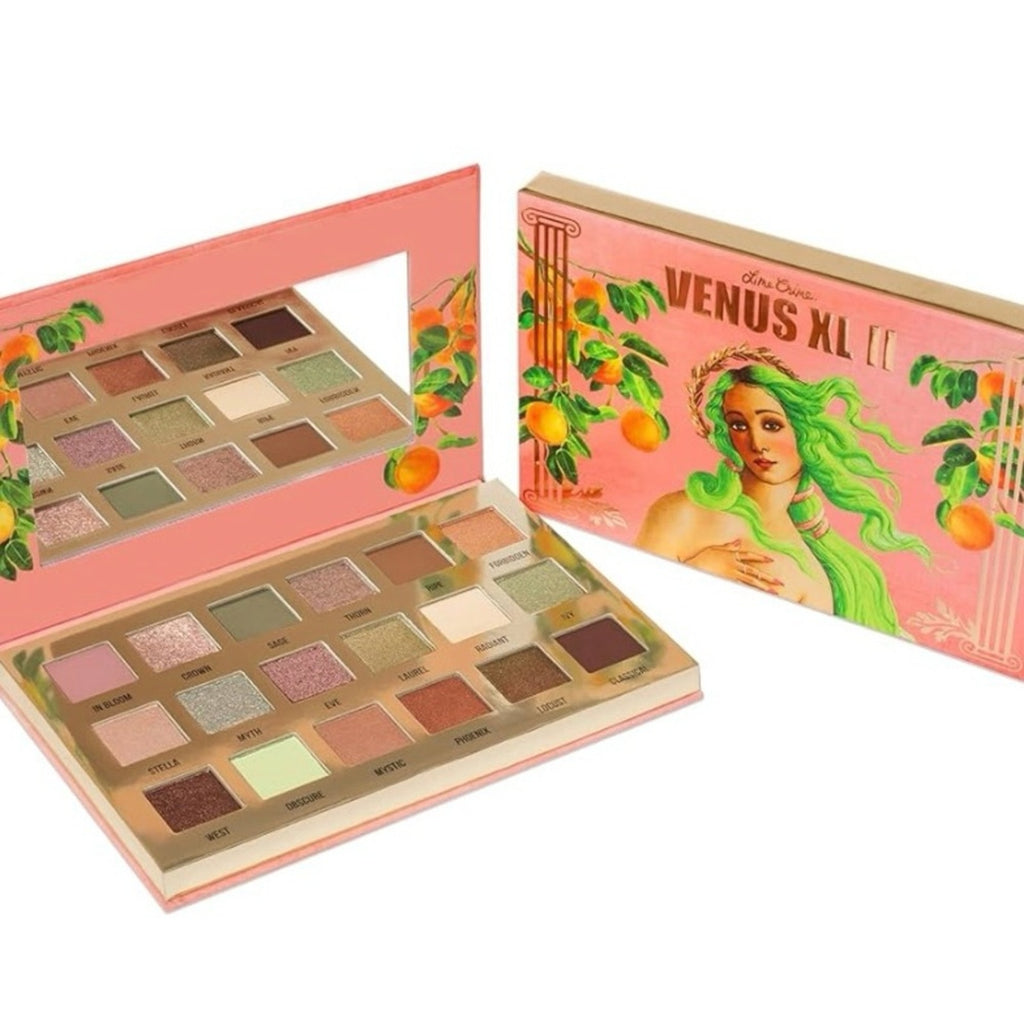 Lime Crime Pink and Brown Eyeshadow Palette with Tropical Vibes