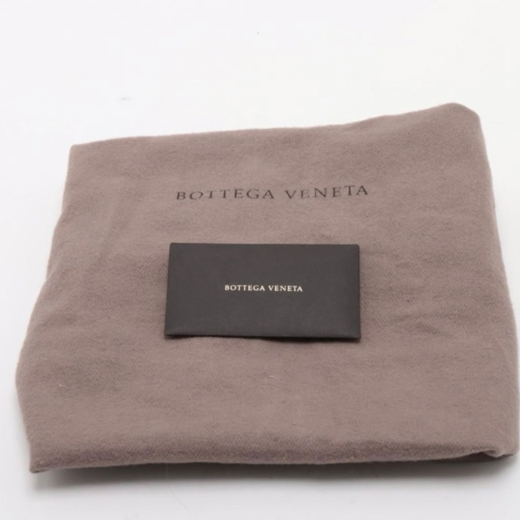 Bottega Veneta Orange and Maroon Woven Leather crossbody Bag Pre Owned