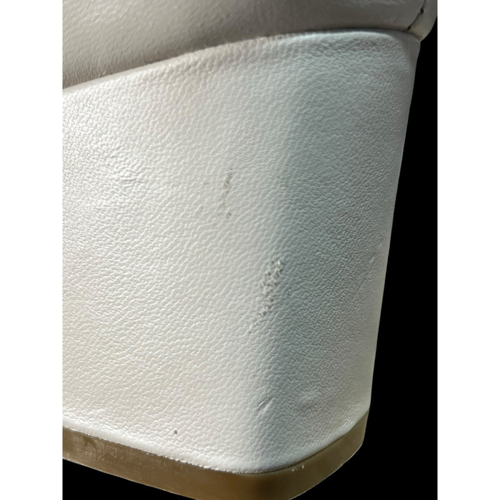 Marc Fisher JARLI POINTY IVORY LEATHER ANKLE BOOTIE Women’s Shoe Size 6M
