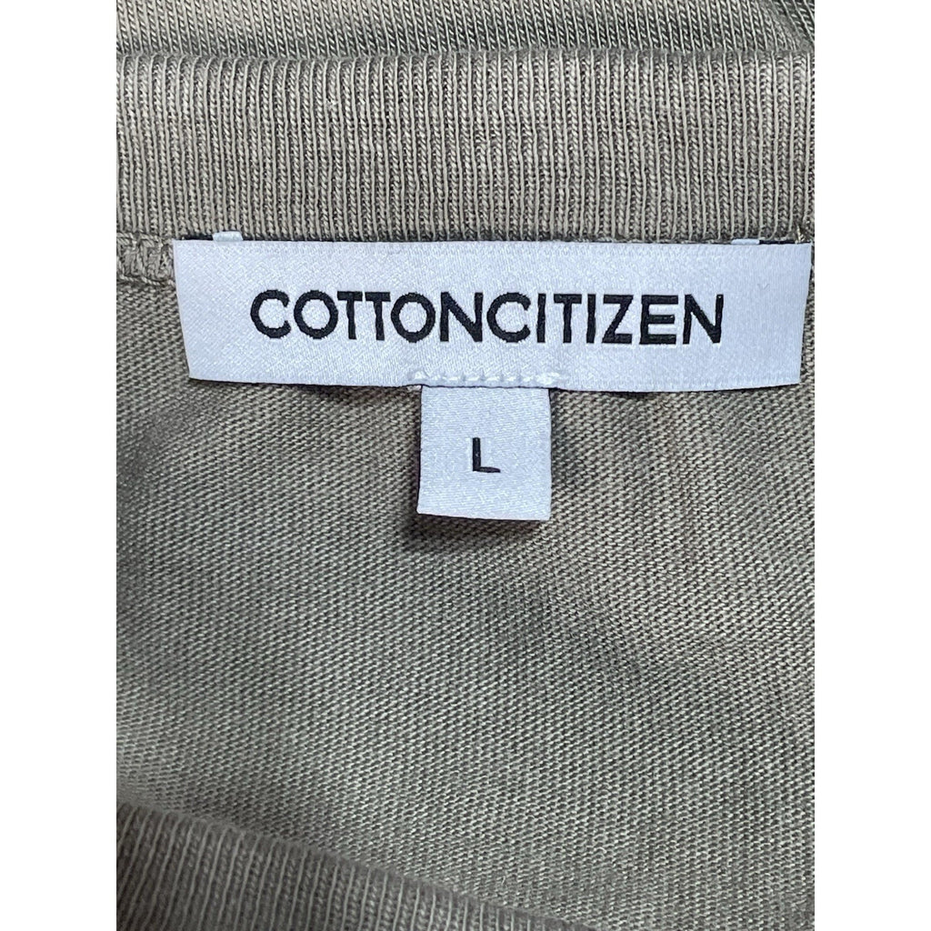 Cotton Citizen Olive Green Knee-Length Tee Dress L - New w/o Tags