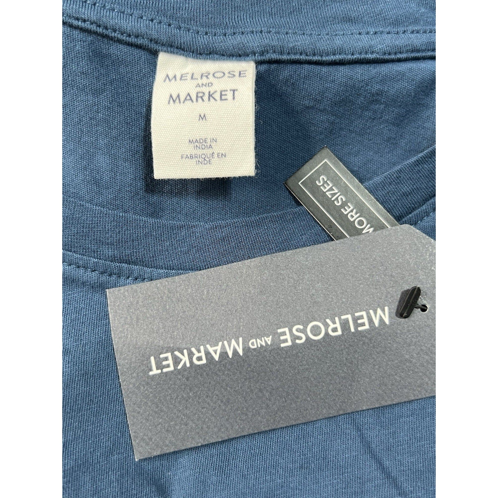 Melrose And Market Teal Blouse Women’s Shirt Size M NWT
