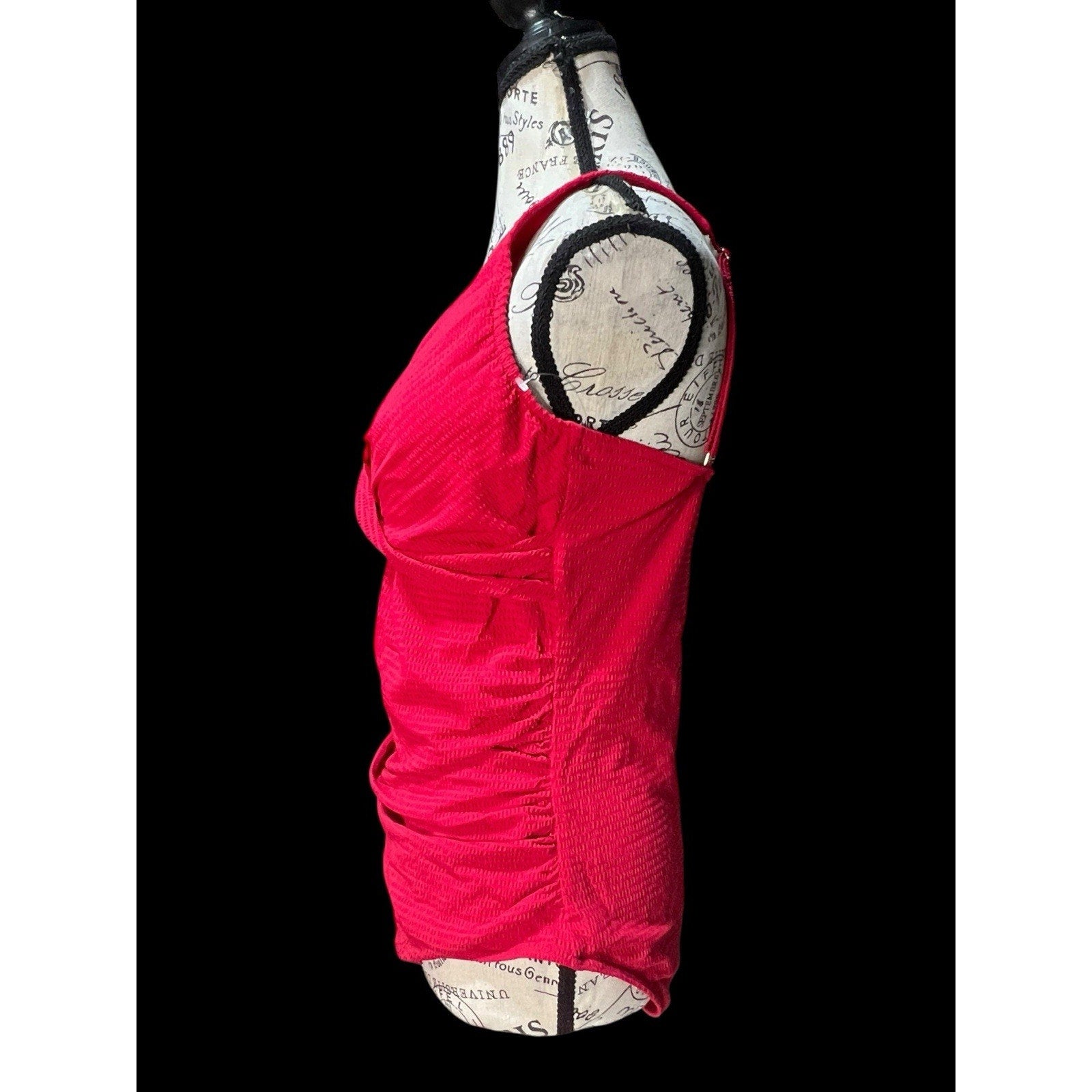 Sea Level Cross Front Multifit One-Piece Swimsuit in Red 18 MSRP $129