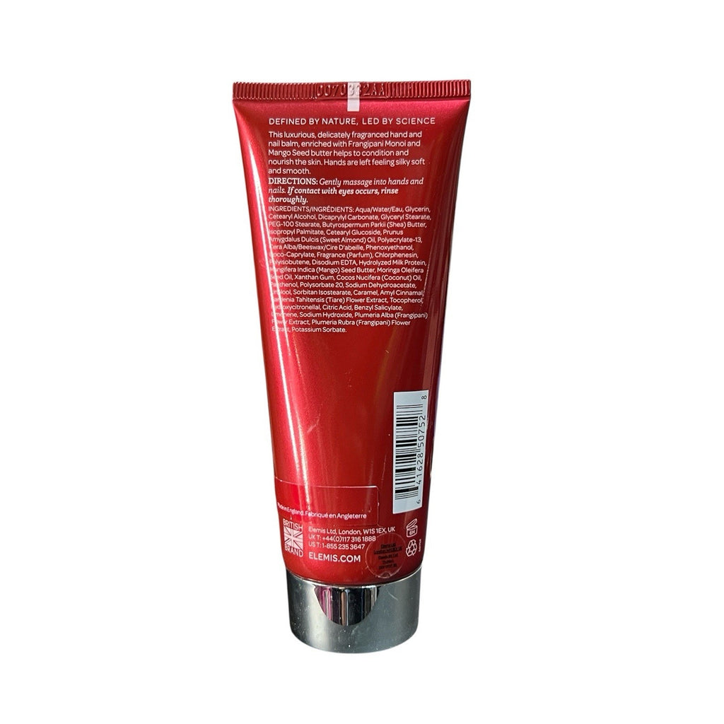 Elmis Frangipani Monoi Hand And Nail Balm 3.3 Oz New
