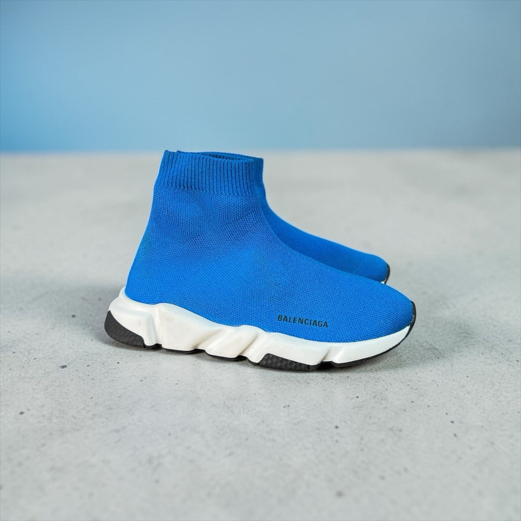Balenciaga Speed Sneaker Kids 'Blue' Size 10-11