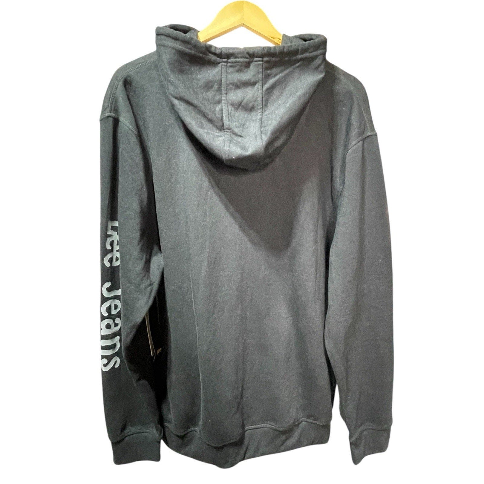 New With Tags Lee Full-Zip Black Hooded Sweater – Men’s XL