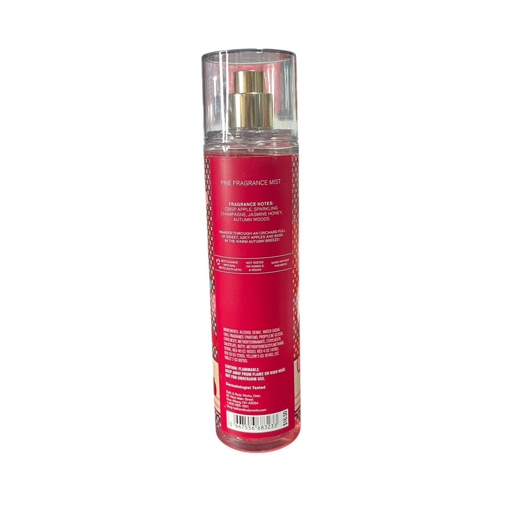 Bath & Body Works Champagne Apple & Honey Fine Fragrance Mist 8oz - New