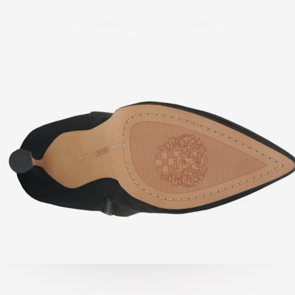 Vince Camuto Panaryaz  Black Suede Knee-High Boots with Fringe New 8.5 $285 MSRP