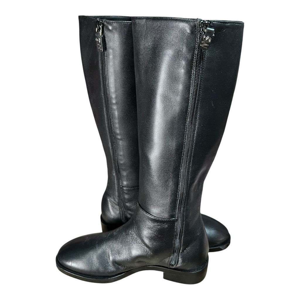 Stuart Weitzman Black Leather Riding Boots Women’s Size 6