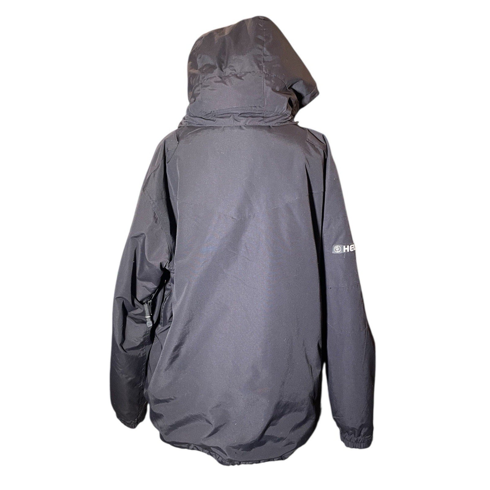 Helix Snowboarding Jacket Mens L Black White Logo