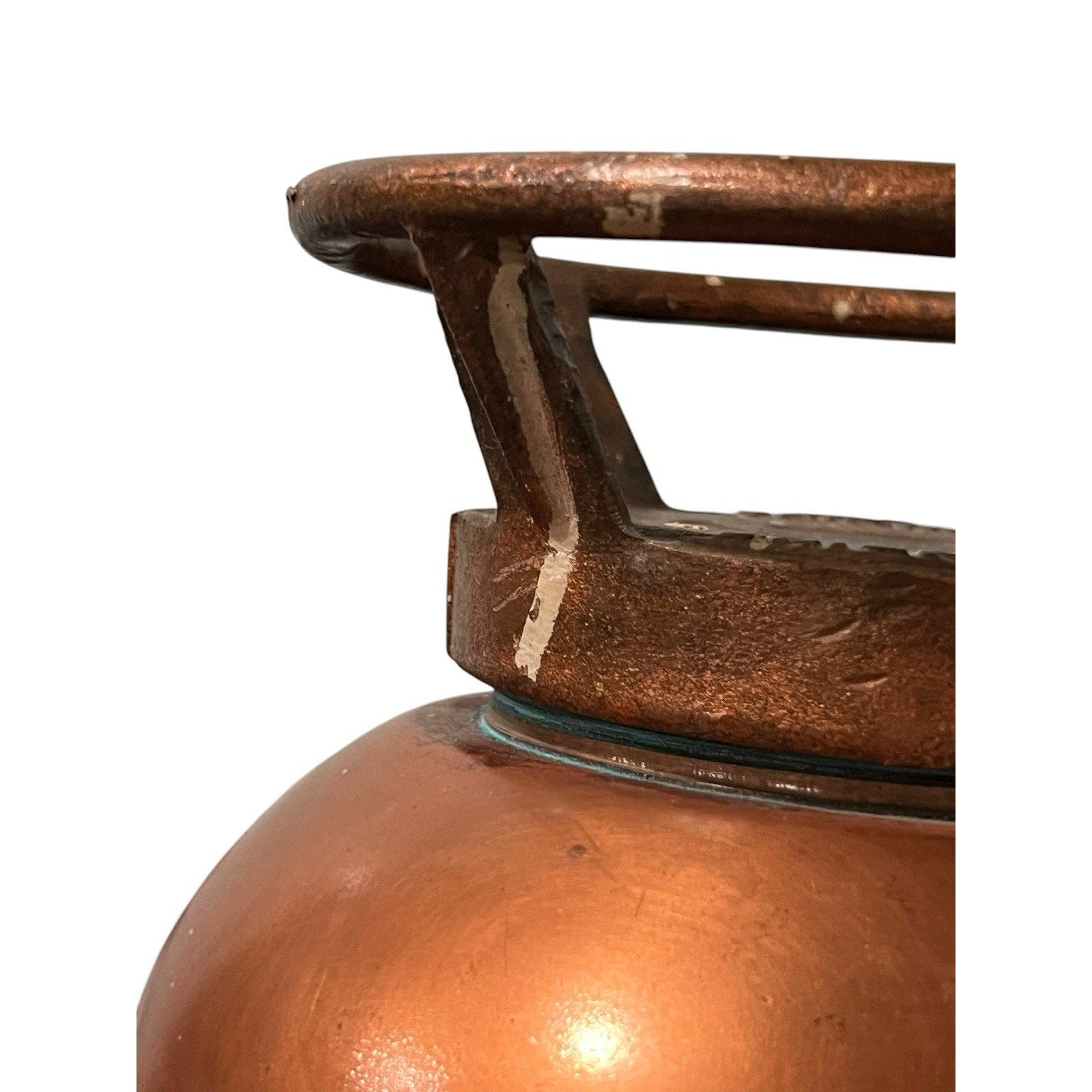 Red Star Vintage Copper / Brass Fire Extinguisher