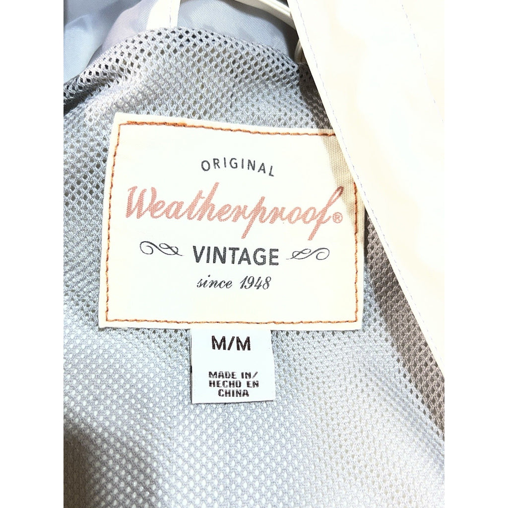 Weatherproof Vintage Lavender, Gray And White Rain Jacket Women’s Size M