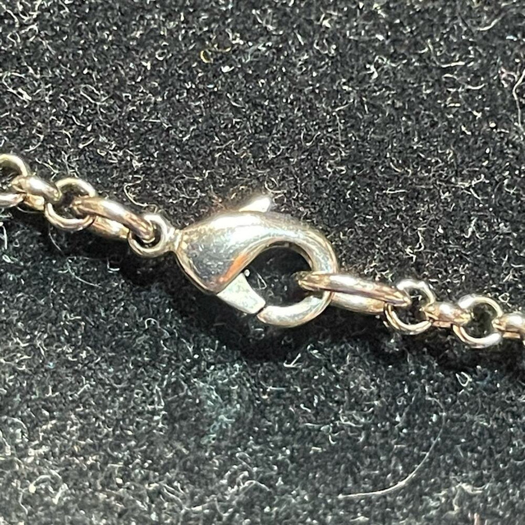 Chloe repose Quarts and Silver Tone Chain Necklace on 18 in chain with COA