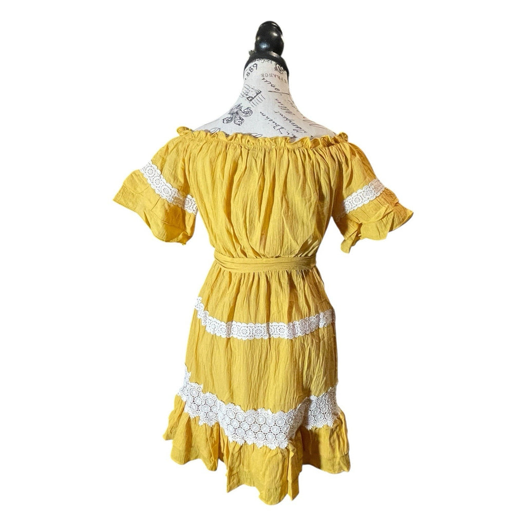 Hayden Yellow Dress Size S NWT