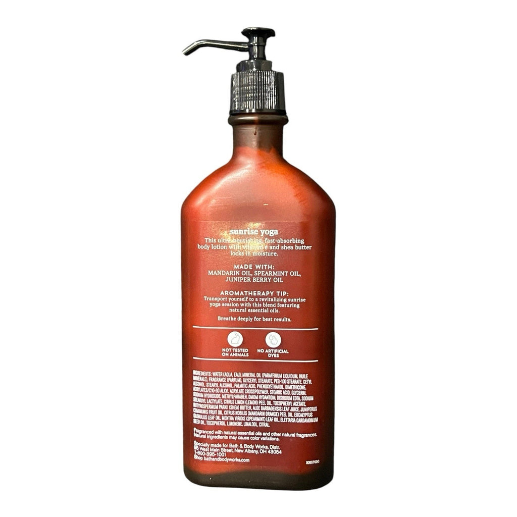 Bath And Body Works Aromatherapy Sunrise Yoga Lotion New