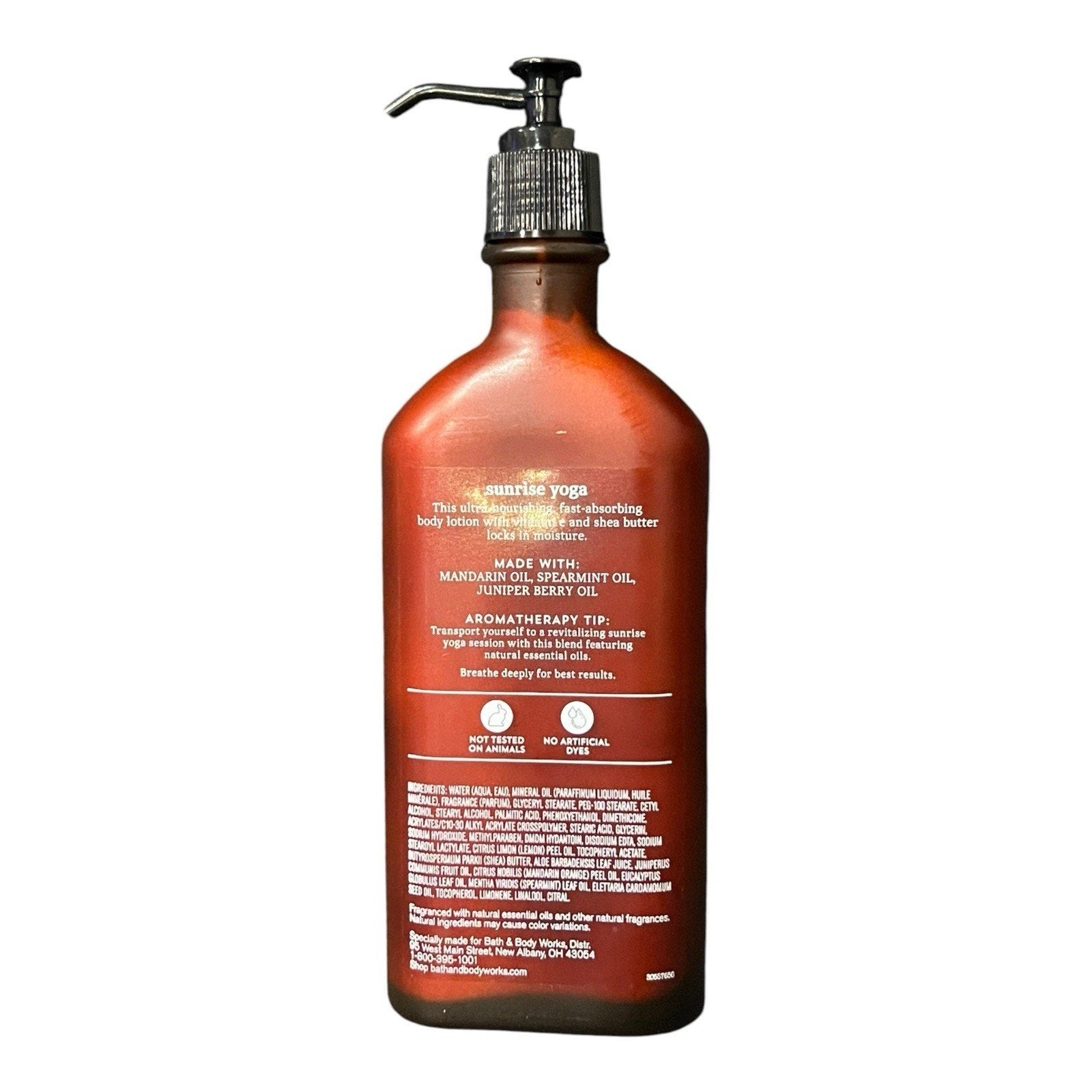 Bath And Body Works Aromatherapy Sunrise Yoga Lotion New