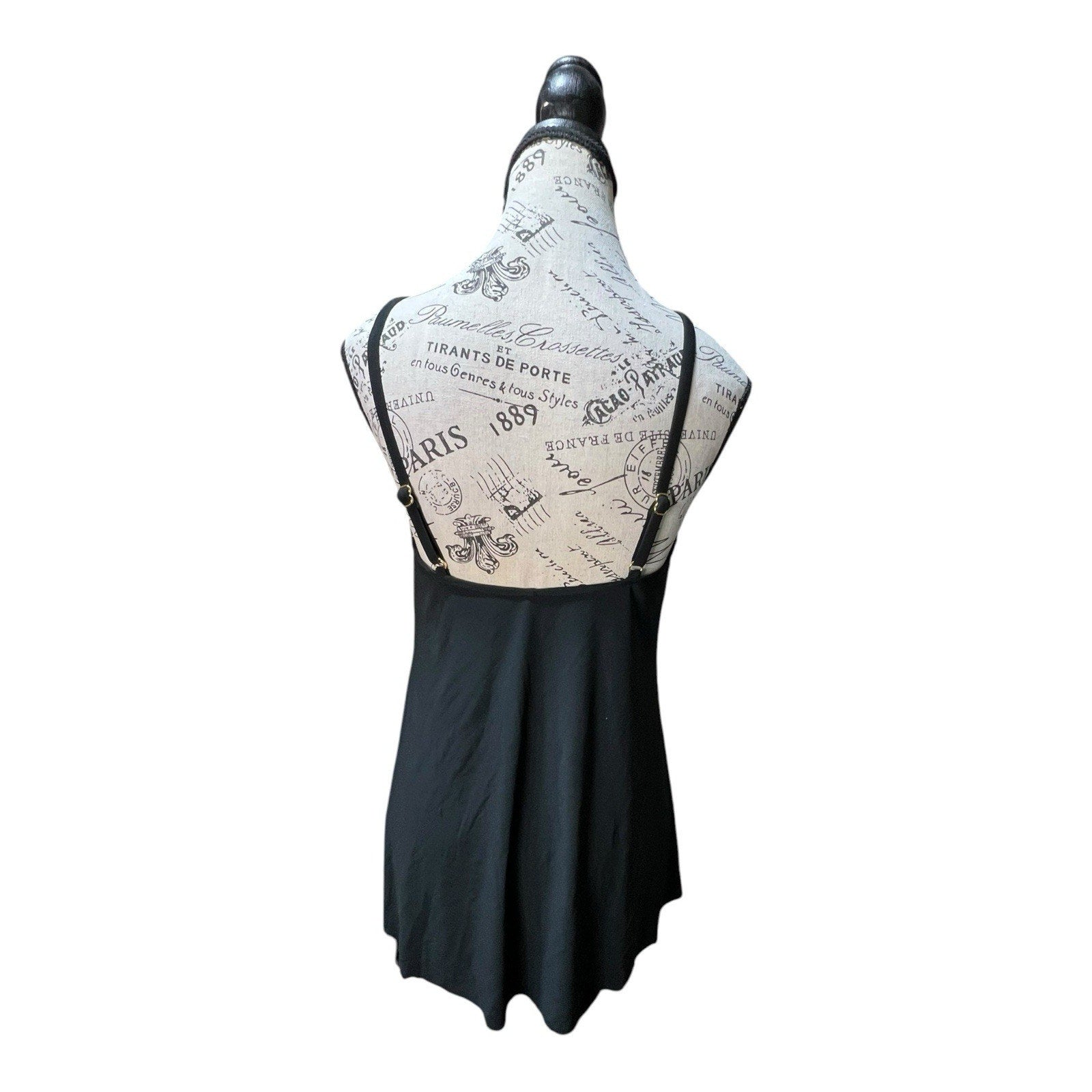 Magic suit Sea Level Australia black U-bar bandeau one-piece swimsuit SZ 8 NWOT