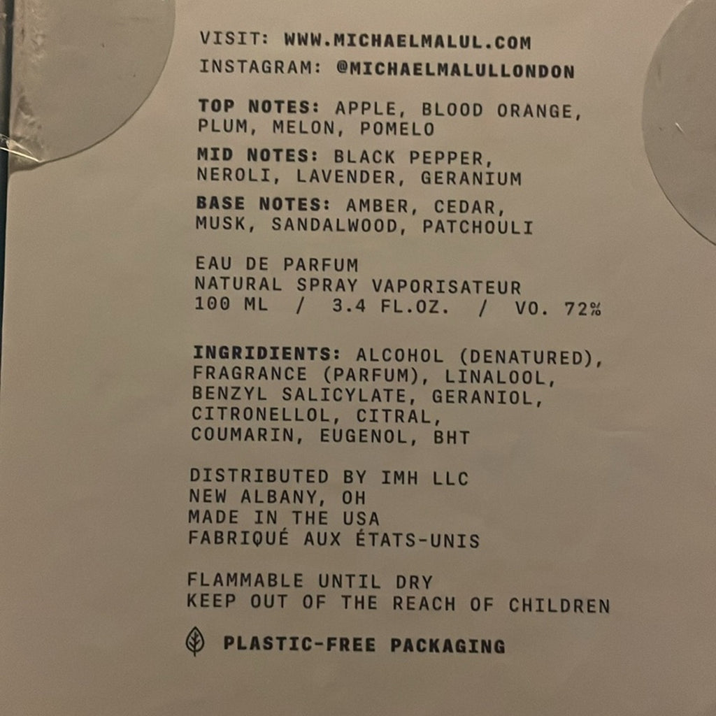 Michael Malul Ktoret 140 Blue Unisex 3.4 NIB