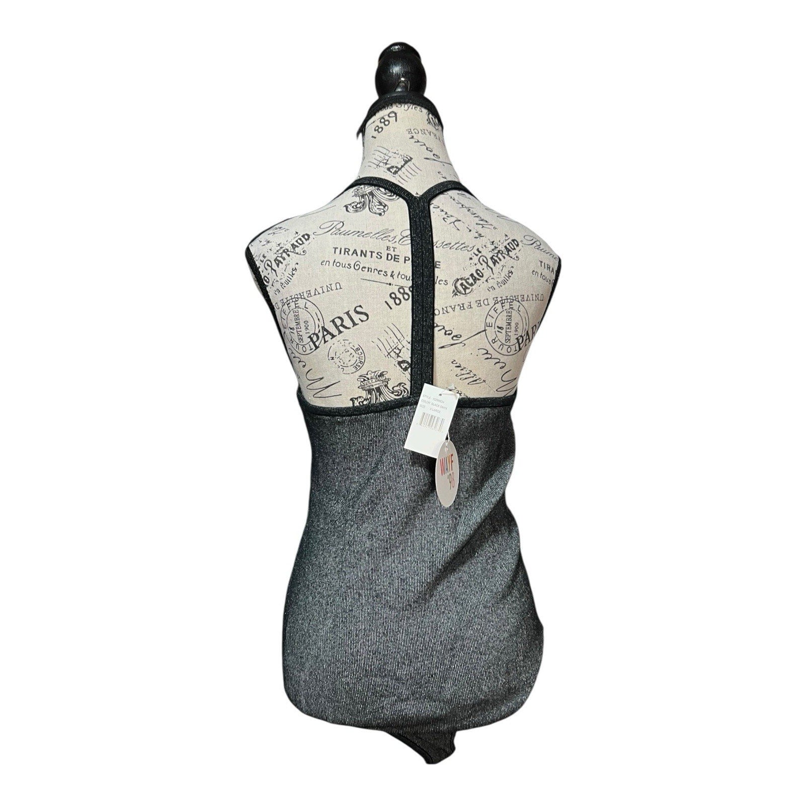 WAYF '98 Alicia T-strap bodysuit Women’s Size XL New